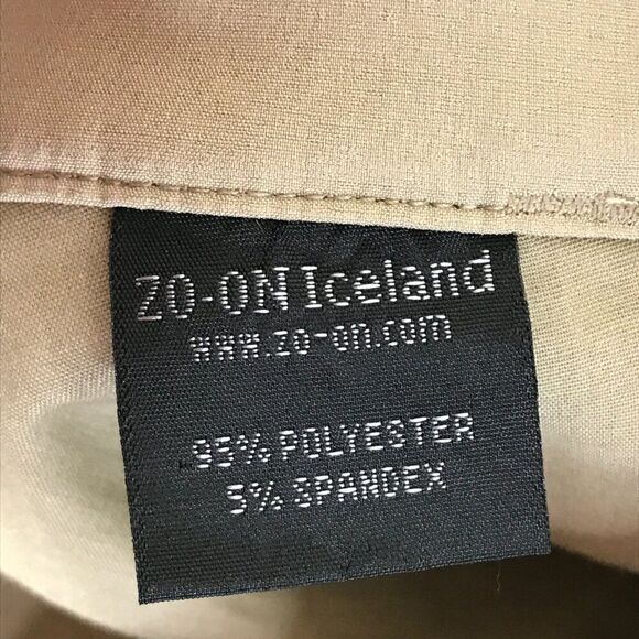 ZO•ON Iceland Bootcut Trail Pants Women's Size 30 Tan Lightweight Active Outdoor - Picture 12 of 13